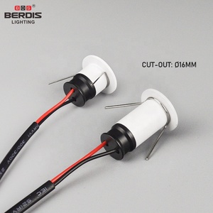 <span class=keywords><strong>12V</strong></span> DC Berdis Anti-éblouissement En Aluminium CE RoHS Ip54 Découpé 16mm <span class=keywords><strong>Plat</strong></span> Downlight Spotlight 1w <span class=keywords><strong>Led</strong></span> Cabinet Light pour Magasin - Product Image 3