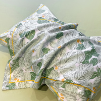 Couette d'été rafraîchissante en soie lavée de luxe, taille King, douce pour la peau, légère, pour la chambre à coucher et l'usage quotidien