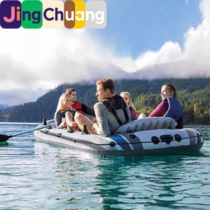 Jingchuang68324 Bote Inflable para 4 Personas, <span class=keywords><strong>Kayak</strong></span> de Recreo - Product Image 1