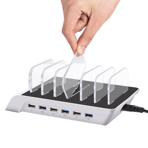 Yeni varış 6 Udb mobil telefon şarj istasyonu çoklu cihazlar için çoklu 6-port Usb şarj aleti istasyonu - Product Image 5