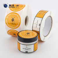 Étiquettes personnalisées pour pots de miel naturel de luxe, design abeille, directement du fabricant
