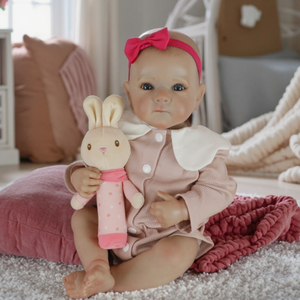 Lifereborn 18 pulgadas 45cm lindas muñecas de bebé <span class=keywords><strong>recién</strong></span> nacido Reborn dibujan a mano pelo realista Bebs Reborn muñecas para regalos - Product Image 4