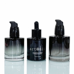 Luxury Thick Bottom Dropper Bottle 15ml 30ml 50ml Heavy Base Cosmetic Bottle <b>clear</b> Glass Serum Bottle with Wide Dropper - Product Image 6