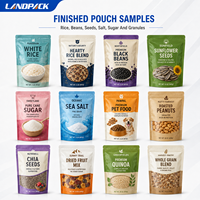 Machine de remplissage et d'emballage automatique pour sachets Doypack de café en grains, aliments pour animaux, engrais, bonbons, aliments pour poissons, aliments pour chiens, sel, riz