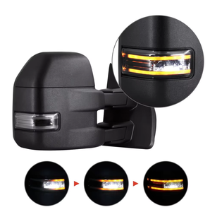 กระจกมองข้างแบบมีระบบทำความร้อน รุ่น XMAXVISION 2015-2018 สำหรับ F150 คุณภาพสูง สีดำ สภาพใหม่ รับประกัน 1 ปี - Product Image 1