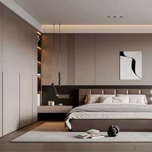 Customized High-End Luxury Bedroom Furniture Cabinets <b>Wardrobes</b> Whole House Interior Design for Hotels and Villas - Product Image 2