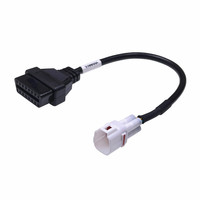 Cable Adaptador de Diagnóstico para Motocicletas AOTAI, Lector de Códigos OBD2 de 16 Pines, CAN Bus/K-Line, Compatible con Yamaha, Kawasaki, Suzuki