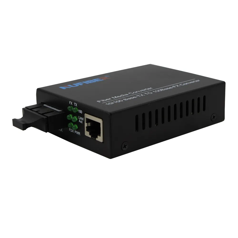 Oem 10/100M Ethernet Duplex SC/UPC sợi cổng sợi Quang Phương tiện truyền thông chuyển đổi 1310nm 20km