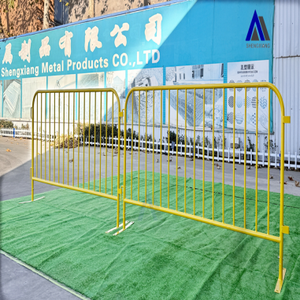 Barriera di controllo della folla per eventi rimovibili barriera temporanea barriera pedonale barriere stradali in acciaio - Product Image 3