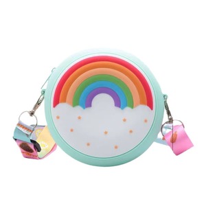 Porte-monnaie en silicone en forme de beignet 3D mignon, sucette arc-en-ciel, sac à clés pour téléphone, cadeau promotionnel pour enfants, <span class=keywords><strong>portefeuille</strong></span> - Product Image 5