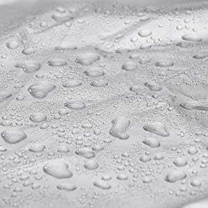 Custom ad alta densità 600D/900D dimensione universale della barca copertura del motore del tessuto del motore del cofano del motore completamente fuoribordo con cinghia antivento - Product Image 5