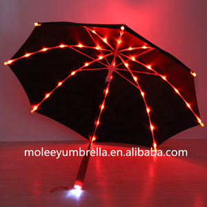 Promotion Classic Advantages Advertisement 7 Colors Cartoon Straight Pongee Manual Kids Led <strong>Umbrella</strong> <strong>Lights</strong> Handle 8ribs - Product Image 3
