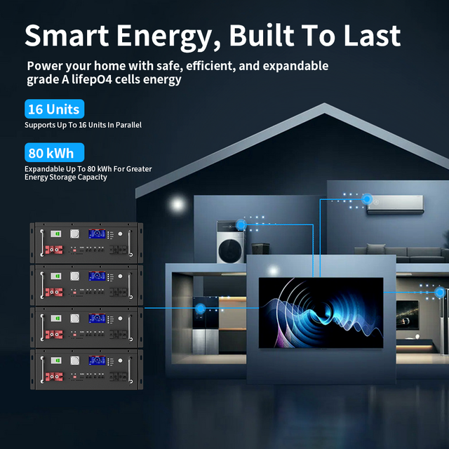 ZTGF OEM 100Ah 200Ah LiFePO4 Energy Storage Battery 48V LiFePO4 Lithium Solar Battery 5Kwh 10Kwh Energy Storage System