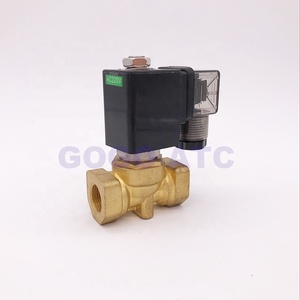 Yüksek kaliteli GOGO normalde yakın <span class=keywords><strong>2</strong></span> yollu kompakt <span class=keywords><strong>Pilot</strong></span> su pirinç alaşım solenoit valf 16bar 1/4 "<span class=keywords><strong>3</strong></span>/8" 1/<span class=keywords><strong>2</strong></span> "BSP orifis 10mm 220V AC PXC-D14511 NBR yüksek kalite - Product Image 1