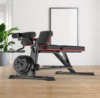 Chaise de fitness professionnelle, équipement multifonctionnel pour abdominaux, planche abdominale, tabouret auxiliaire pour entraînement aux haltères