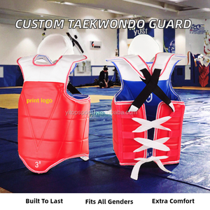 Protector de Pecho y Espalda para Taekwondo con Logotipo Personalizado, Ropa de Artes Marciales de Poliéster Duradero de Alta Calidad, Unisex - Product Image 2