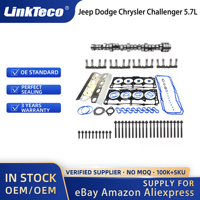 Kit de elevadores de leva Linkteco NON MDS para juego de juntas de cabeza para Jeep Dodge Chrysler Challenger 5.7L Hemi 2009-2017 53021726AE