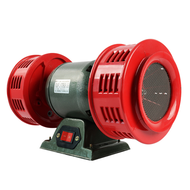 Factory Electric Air Defense Siren 200dB High Decibel Full Steel Body IP54 Waterproof for Mine Reservoir Security System
