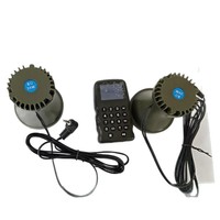 Llamador de Aves MP3 50W 150dB, Altavoz Impermeable a Batería, 110 Sonidos de Aves, Alcance de 80-300M para Cazar Todas las Aves y Animales, Plástico