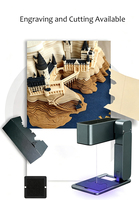 Équipement de travail du bois de qualité industrielle professionnelle, gravure fine, haute efficacité, graveur laser à bois fiable