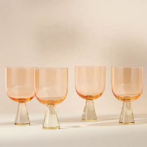 Set di 4 Bicchieri da Vino Ramona Anthropologie 2024, Bicchieri Scultorei <span class=keywords><strong>Verdi</strong></span> Yara per <span class=keywords><strong>Gin</strong></span>, Matrimoni, Acqua e Vino Rosso - Stile Europeo - Product Image 5