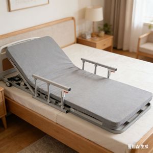Electric Bed For Elderly Adults With <b>Backrest</b> And Leg Lifting Function Bedroom Use - Product Image 1
