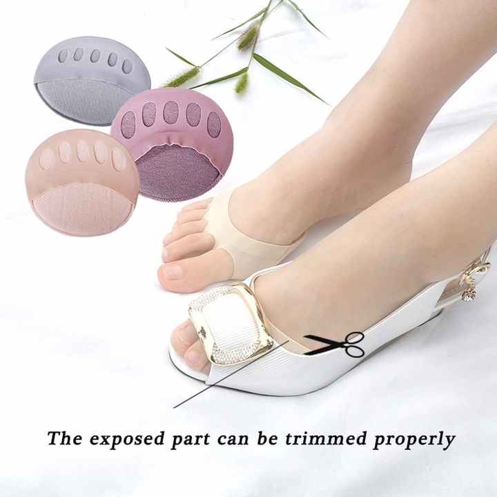 S-KING Five Toes Forefoot Pads for Women High Heels Half Insoles Foot Pain Care Toe Pad