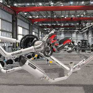 ULASHKIM Nuevo Silenciador de Escape para Motocicleta Keeway Visete 300 <span class=keywords><strong>XDV</strong></span> 2023 - Modificación/Actualización - Product Image 3
