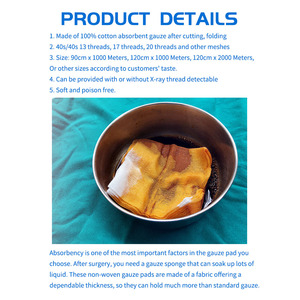 Rouleau de gaze 100 % coton Liderson SG01 de qualité supérieure, désinfectant infrarouge lointain, certifié CE pour un confort supérieur et un contrôle de l'humidité - Product Image 5