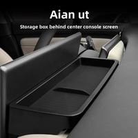 Vassoio Organizer Antiscivolo in Silicone per Cruscotto con Schermo di Navigazione Dietro la Scatola Portaoggetti per GAC AION UT 2025 2026
