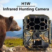 Caméra extérieure WiFi avec panneau solaire, caméra infrarouge 8K 60MP, batterie rechargeable intégrée, matériau ABS, H1W