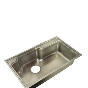 Leimanxi 7545 Évier de cuisine Bol unique en acier inoxydable Conception portuaire 0.75mm d'épaisseur - Product Image 2