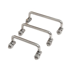 Stainless Steel Cabinet Handle LS506 Bar Shape Chrome Plated Antirust Modern Industrial Furniture Handle - Product Image 3