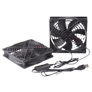 Ventilador USB DC Sanonda de 120x120x25mm con controlador de velocidad para refrigeración de servidores - Product Image 5