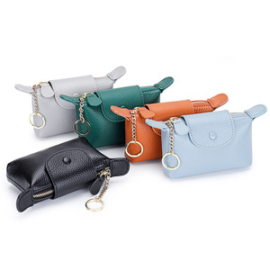 I-0942 vente chaude sac à main en cuir PU porte-cartes dames portefeuille portefeuilles personnalisés luxe voyage porte-monnaie en cuir véritable sac cosmétique - Product Image 1
