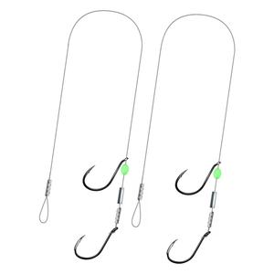 Ensemble de pêche <span class=keywords><strong>au</strong></span> poisson-chat 7*7 Assist Hook en acier haute teneur en carbone, très durable pour la pêche en rivière - Product Image 1