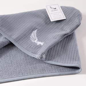 <span class=keywords><strong>Serviette</strong></span> turque en coton 100% SELARUS, séchage rapide, anti-frisottis, en nid d'abeille, <span class=keywords><strong>pour</strong></span> femmes, turban non en microfibre, 1 paquet, 10x26 pouces - Product Image 6