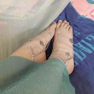 Personalizado estilo Retro étnico Palacio Hada exótico antiguo disfraz <span class=keywords><strong>tobillera</strong></span> pulsera chapado en oro playa foto joyería Accesorios - Product Image 3