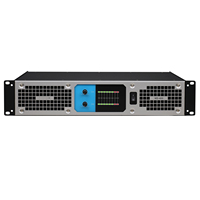 Amplificateur de puissance numérique professionnel de classe D à 2 canaux MD-400 2x400W, montage en rack pour système de sonorisation KTV, scène, église