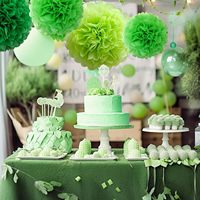 Ensemble de 18 boules de fleurs en papier hawaïennes, fournitures de décoration de fête pour anniversaire, mariage et Noël