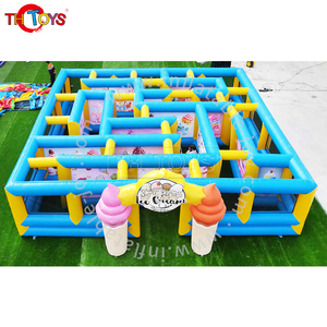 La diversión espeluznante espera obtener su propio 10x3m personalizado Halloween inflable Haunt House Maze Arena para infinitas emociones y escalofríos - Product Image 2