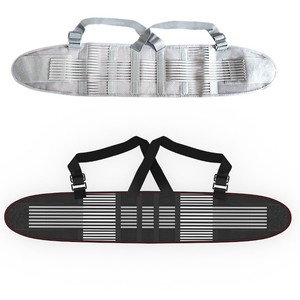 Ceinture de soutien lombaire en maille avec 4 plaques en acier, soutien respirant pour la taille, protection de l'abdomen pour femmes - Product Image 3
