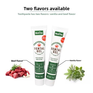 ペット用品セットプラスチック歯ブラシと指カバー猫と犬の歯のクリーニング - Product Image 4