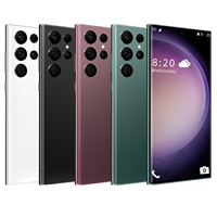 هاتف ذكي S23 Ultra 5G غير مقفل، ذاكرة 3 جيجابايت + 64 جيجابايت، معالج عشاري النواة، شاشة عالية الدقة، نظام تشغيل إنجليزي، يدعم CDMA وLTE، أندرويد 13.0، للألعاب، باللغتين الفرنسية والألمانية