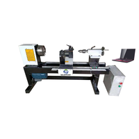 Torno CNC para Madera Mustang MT-A16 Pequeño, Motor de 1.1KW, Control por PC, Software AUTOCAD, Multifuncional para Producción de Cuentas de Buda