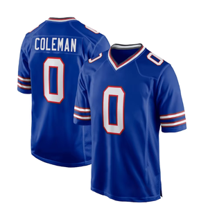 เสื้อเจอร์ซีย์อเมริกันฟุตบอล17Josh ALLEN 0 coleman 4 James Cook VP Limited เสื้อเจอร์ซีย์เย็บเสื้อด้านบนระบายอากาศและแห้งเร็ว - Product Image 4