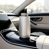 Diffuseur d'arômes intelligent en alliage d'aluminium haut de gamme, ultrasonique, avec commande par application, type C, portable, LED, purificateur d'air, coffret cadeau, écologique, 15 ml