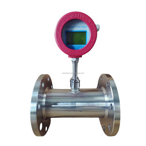 เครื่องวัดอัตราการไหลแบบดิจิตอล LCD สำหรับวัดปริมาณความร้อน DN80~DN100 220VAC  วัสดุสแตนเลส ความแม่นยำ 1.5% สำหรับแก๊ส  พร้อมหน้าแปลน OEM รับประกัน 1 ปี DN80~D - Product Image 3
