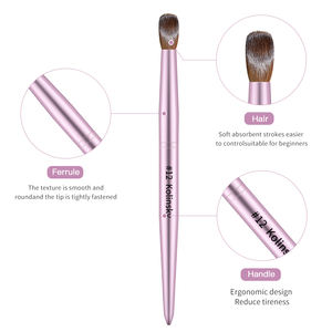 Pincel acrílico Kolinsky Sable, mango de Metal púrpura, tamaño 12 14 <span class=keywords><strong>2022</strong></span>, novedad de 1618, venta al por mayor - Product Image 5