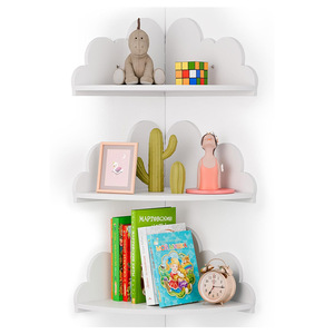 Cloud-shaped <b>Wall</b> <b>Shelf</b> Nordic Style Children's Room Storage Cartoon Creative <b>Wall</b> <b>Mounted</b> Organization Rack - Product Image 5
